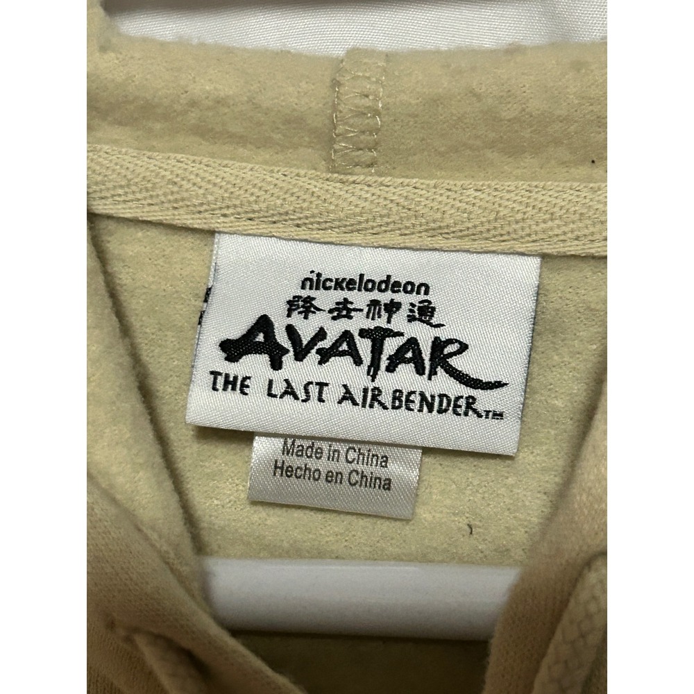 Nickelodeon Avatar The Last Airbender Hoodie Tan Mens Large Graphic Sweatshirt - Picture 7 of 7